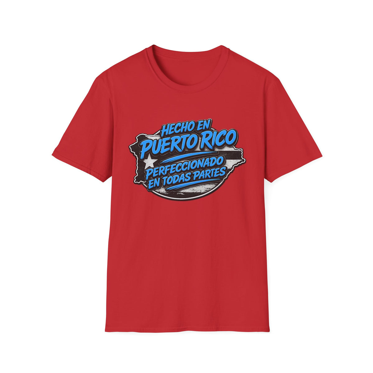 Puerto Rico Tee — "Hecho en Puerto Rico, Perfeccionado en Todas Partes" Graphic T-Shirt