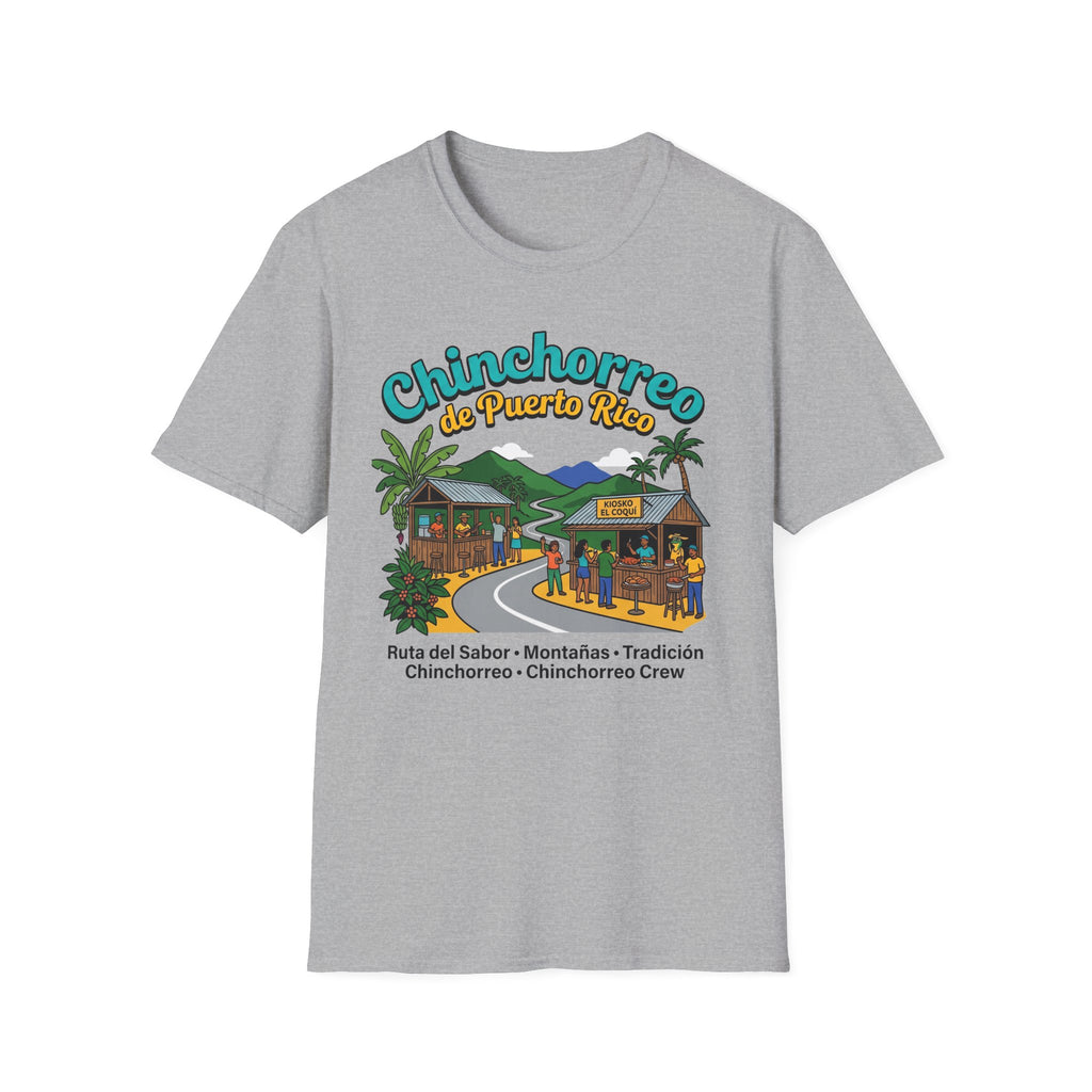 Chinchorreo de Puerto Rico Vintage Island Food Crawl T-Shirt