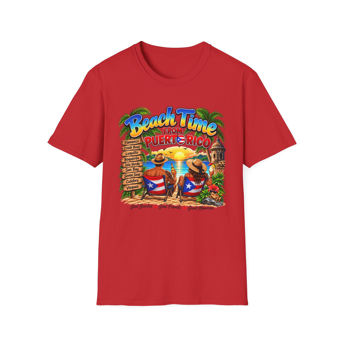 Beach Time From Puerto Rico 1 T-Shirt