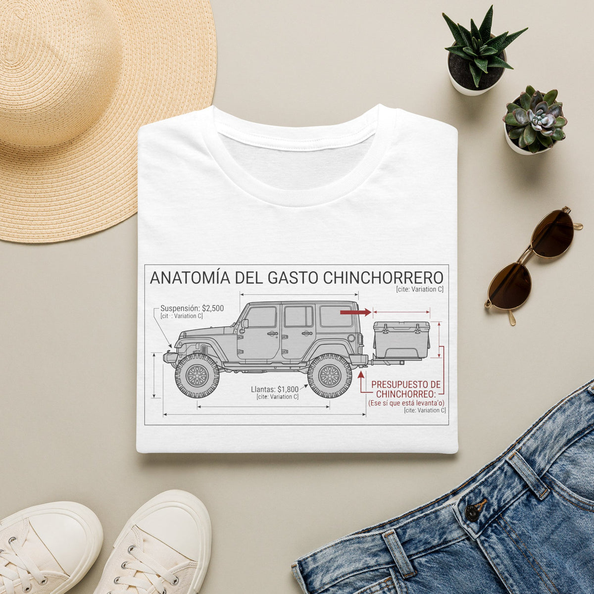 Anatomía del Gasto Chinchorrero  T-Shirt
