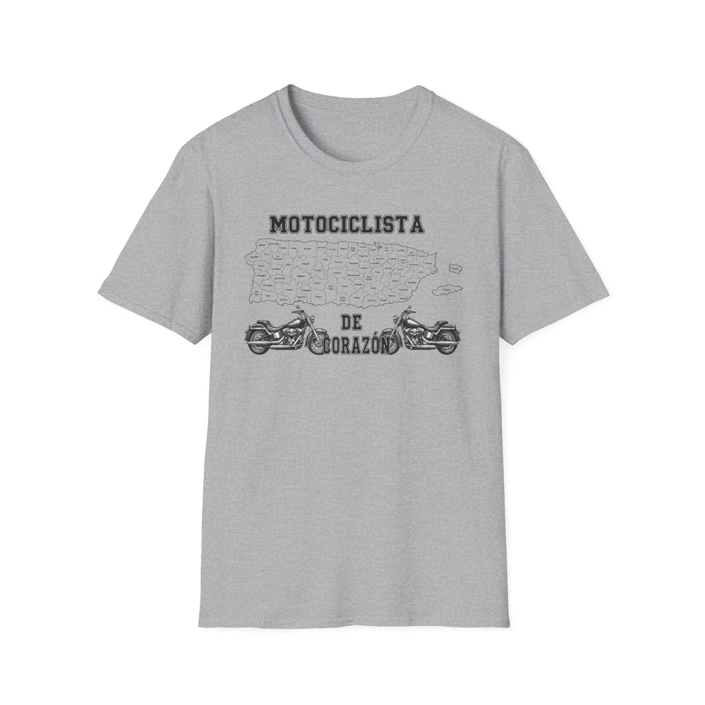 Motorcyclist de Corazón T‑Shirt