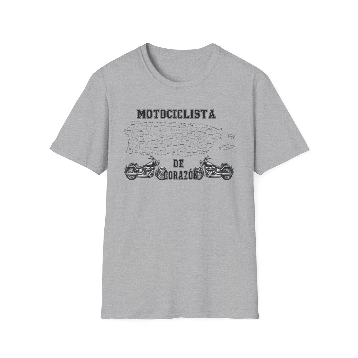 Motorcyclist de Corazón T‑Shirt