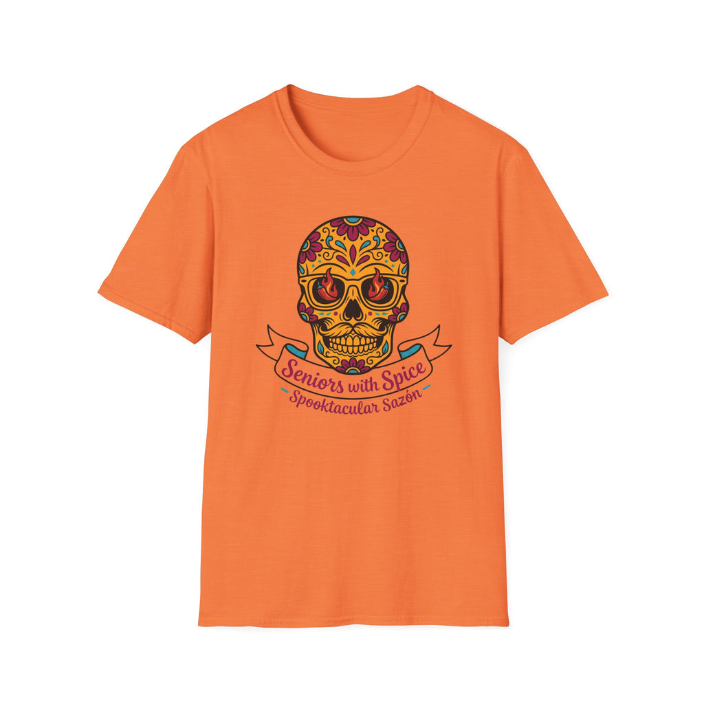 Day of the Dead Skull "Seniors with Spice" T-Shirt