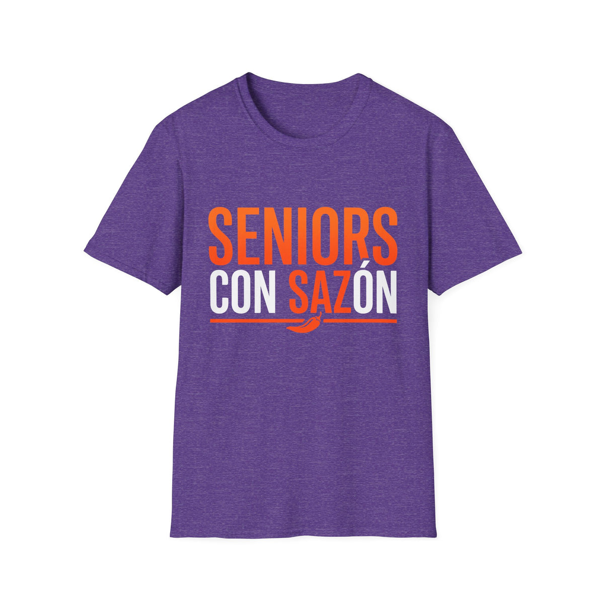 Seniors Con Sazón Orange T-Shirt