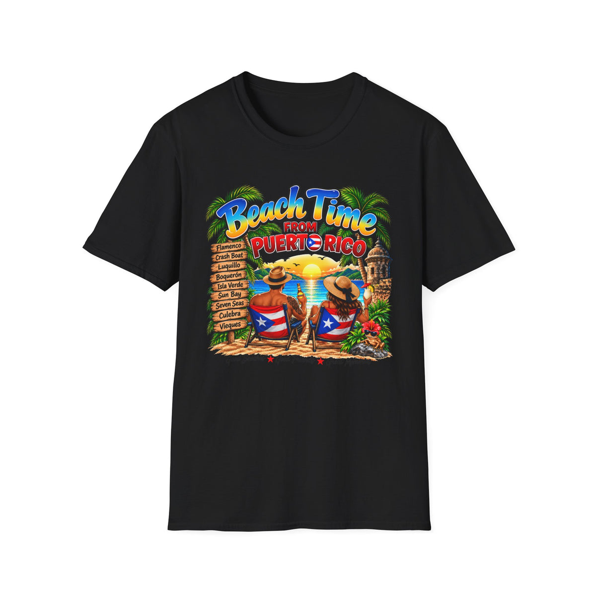 Beach Time From Puerto Rico 1 T-Shirt