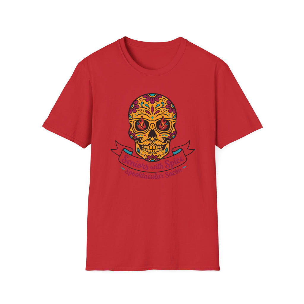 Day of the Dead Skull "Seniors with Spice" T-Shirt