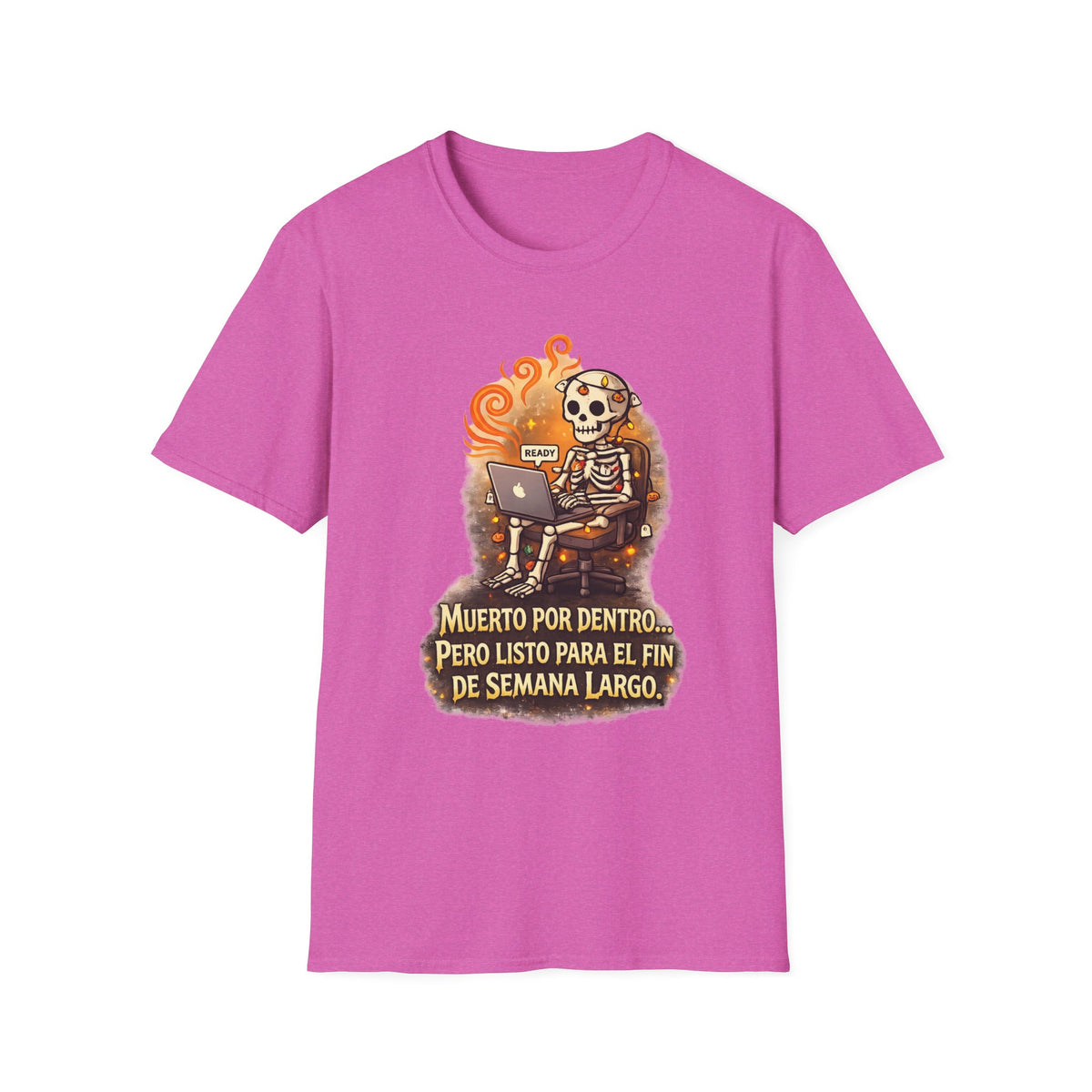 Skeleton Muerto Por Dentro T‑Shirt