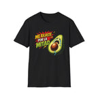 Me Rajaste Por La Mitad Avocado T-Shirt — Funny Spanish Heartbreak Graphic Tee