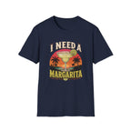 I Need A Margarita T-Shirt — Retro Beach Cocktail Tee