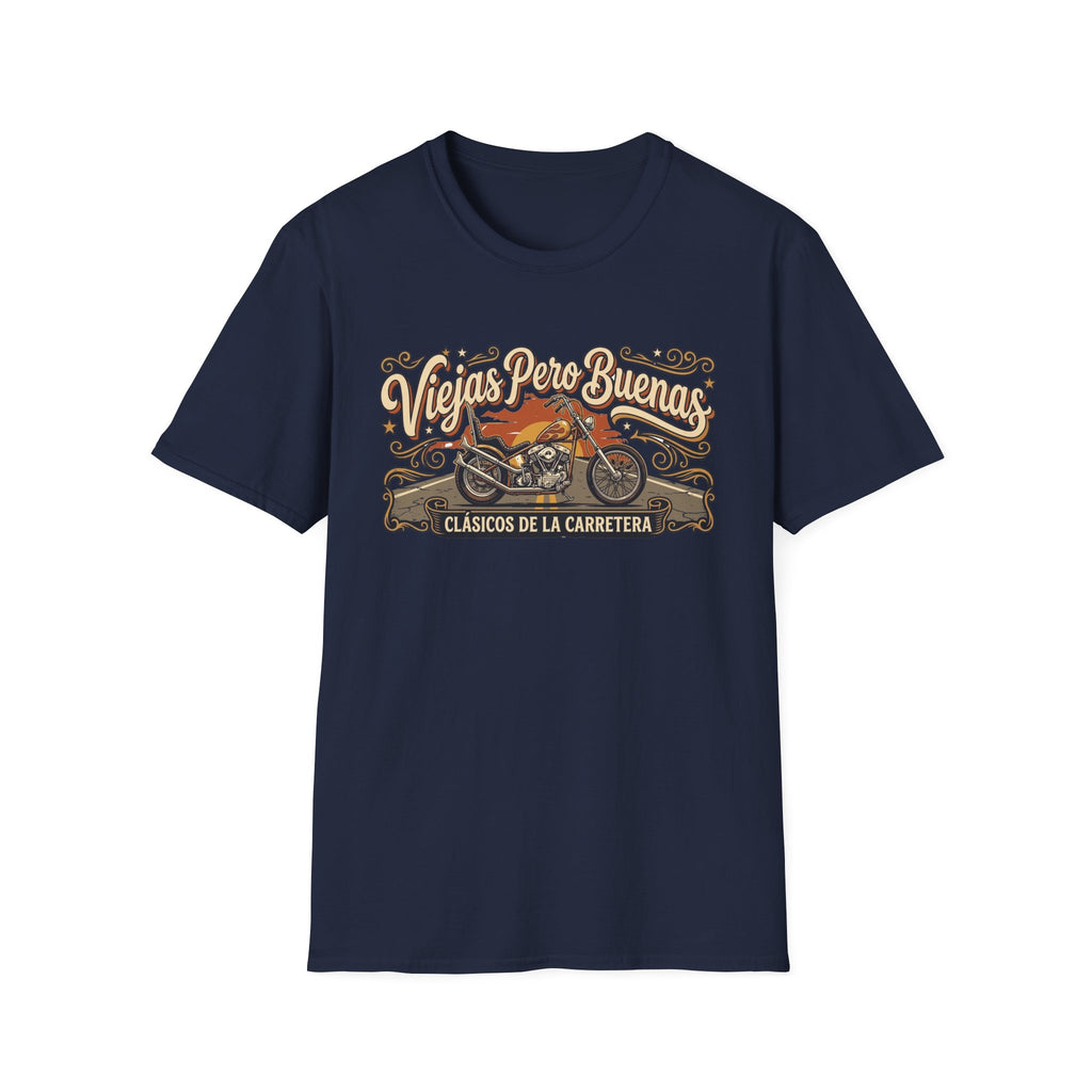 Viejas Pero Buenas  (Clásicos de la Carretera) Motorcycle Design T-shirt
