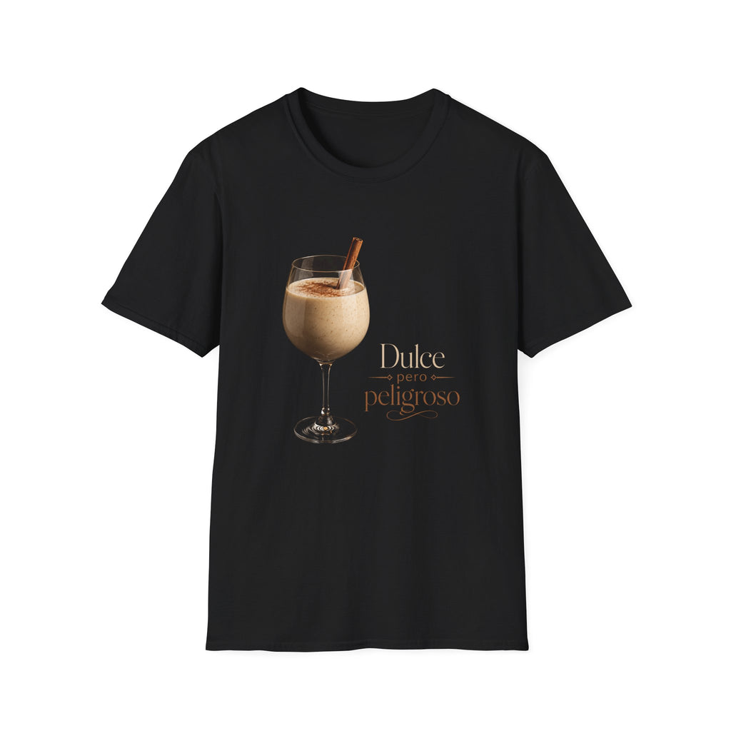 T-Shirt — 'Dulce pero peligroso' Creamy Cocktail Graphic Tee