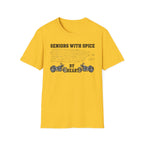 Seniors With Spice Motorcycle T‑Shirt