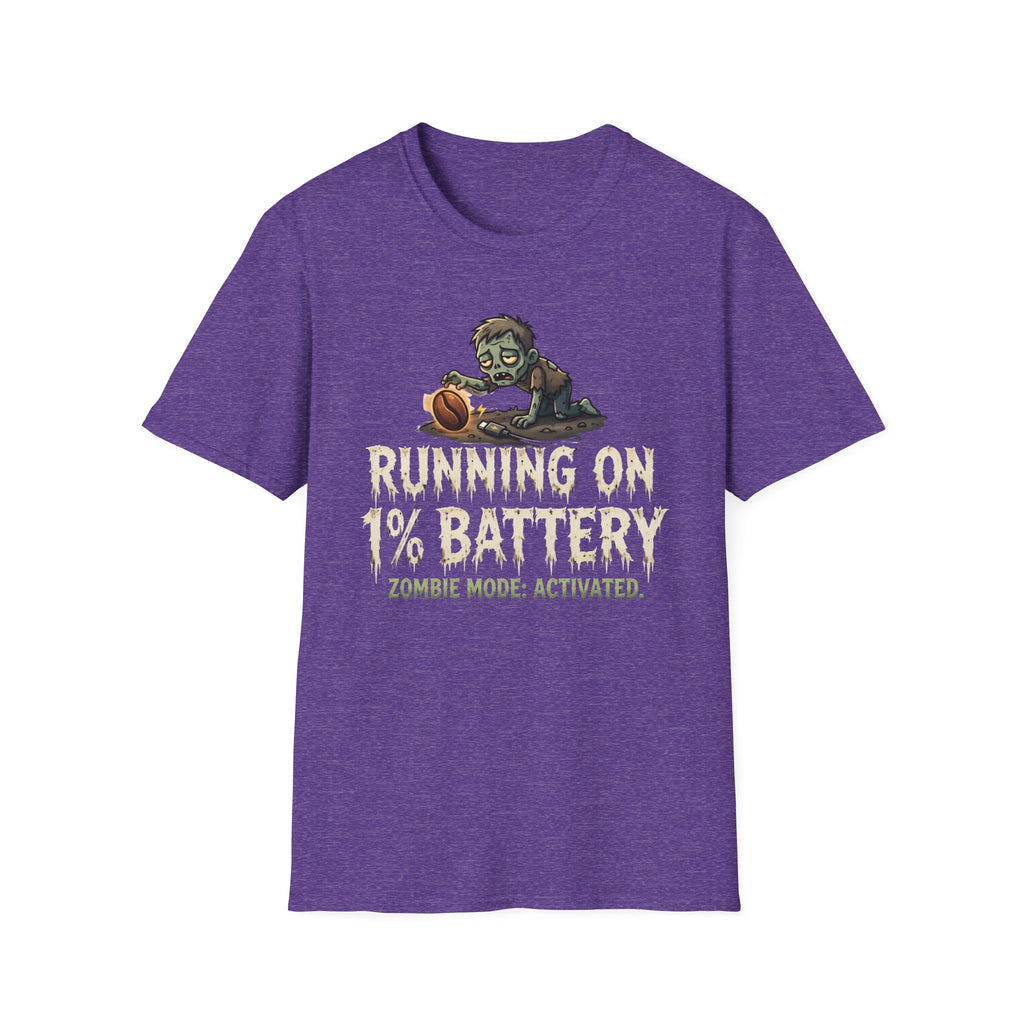 Running On 1% Battery T-Shirt