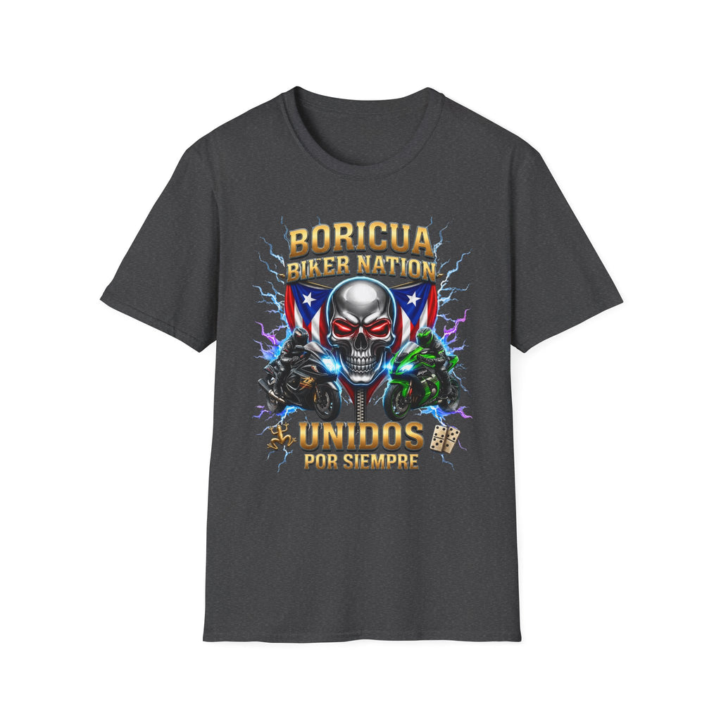 Boricua Biker Nation D T-Shirt