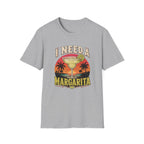 I Need A Margarita T-Shirt — Retro Beach Cocktail Tee