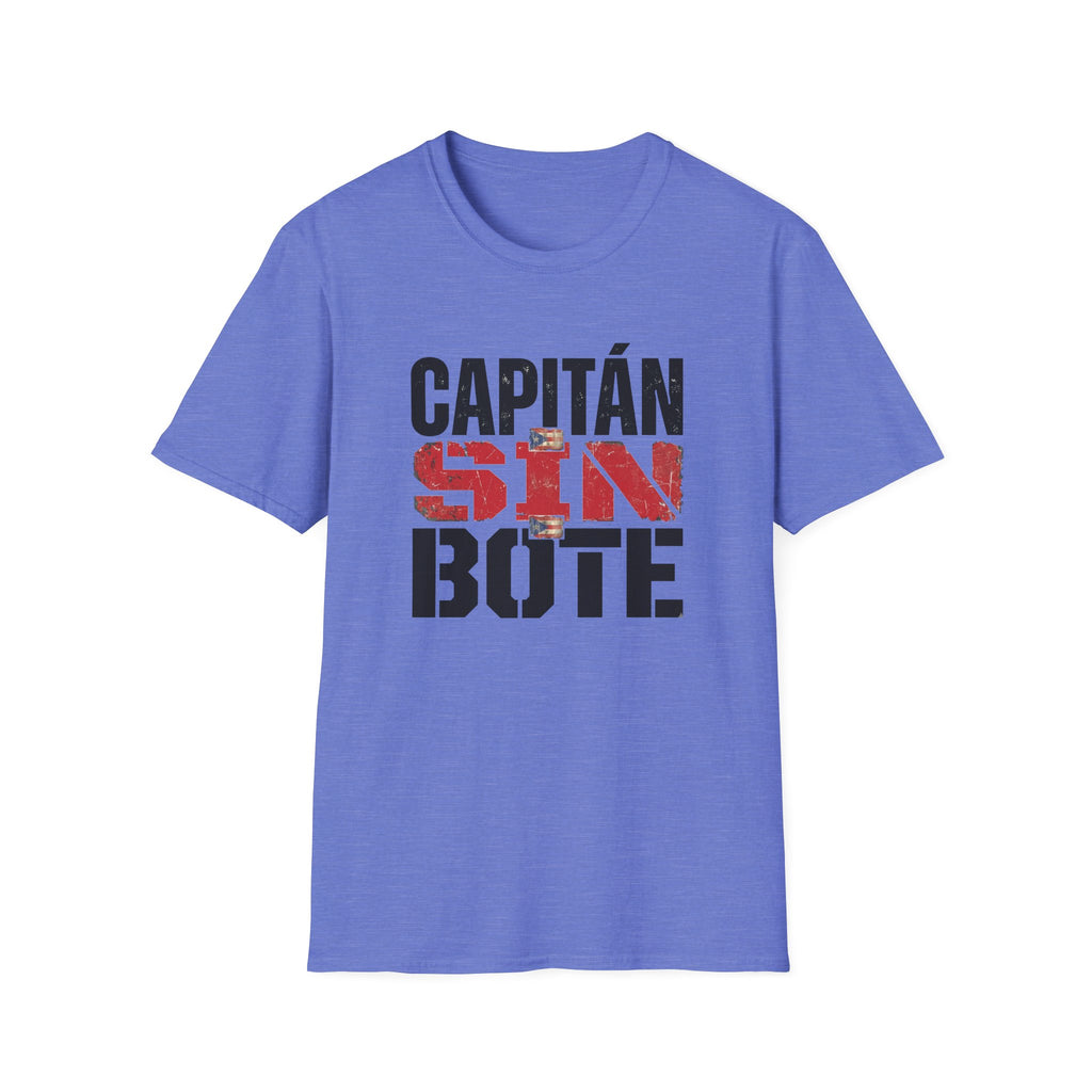 Capitán Sin Bote Graphic T-Shirt — Spanish 'Captain Without a Boat' Casual Tee