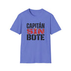 Capitán Sin Bote Graphic T-Shirt — Spanish 'Captain Without a Boat' Casual Tee