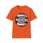 Advertencia Actitud Boricua T-Shirt | Puerto Rican Pride, Retro Badge Design