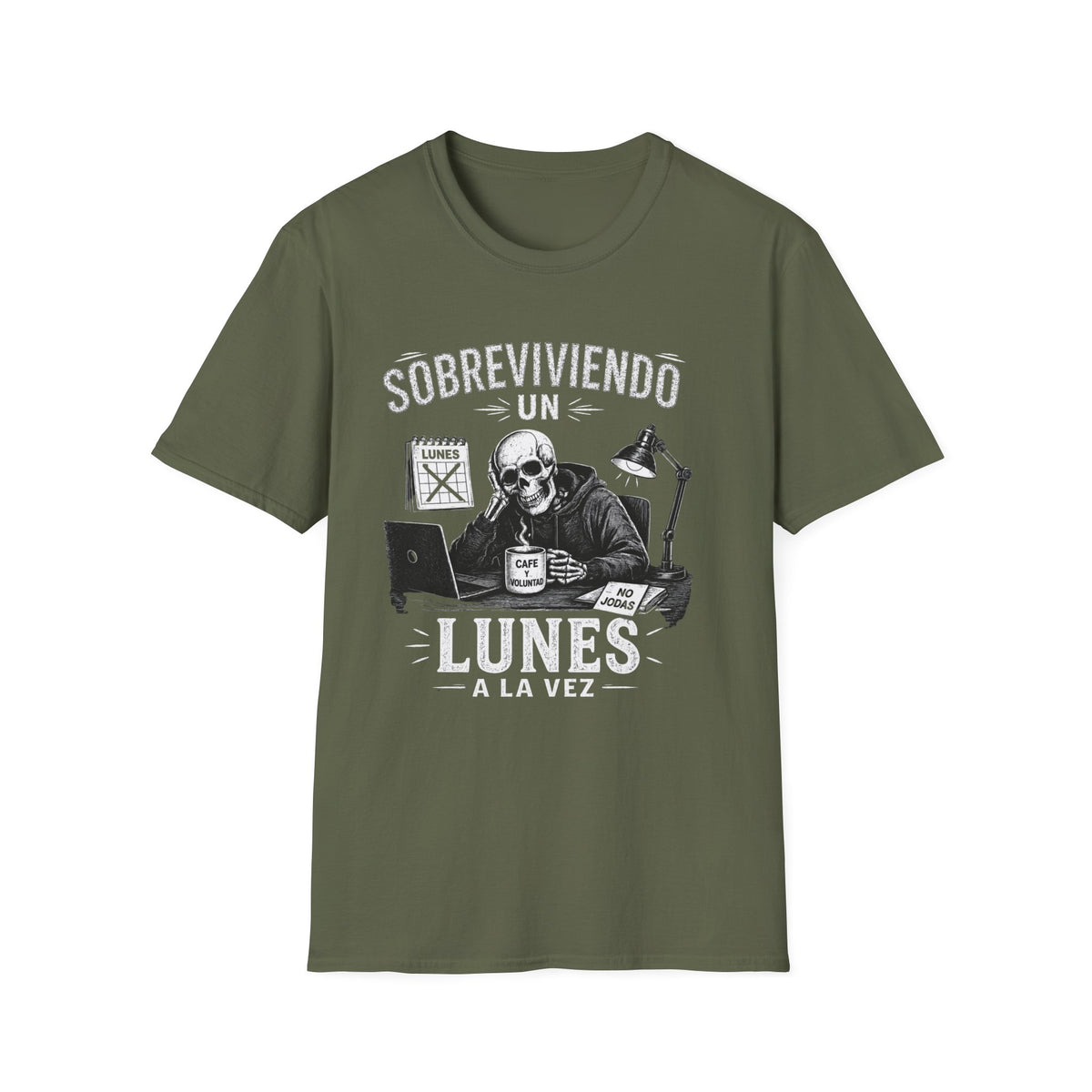 Sobreviviendo Un Lunes  BW T-Shirt