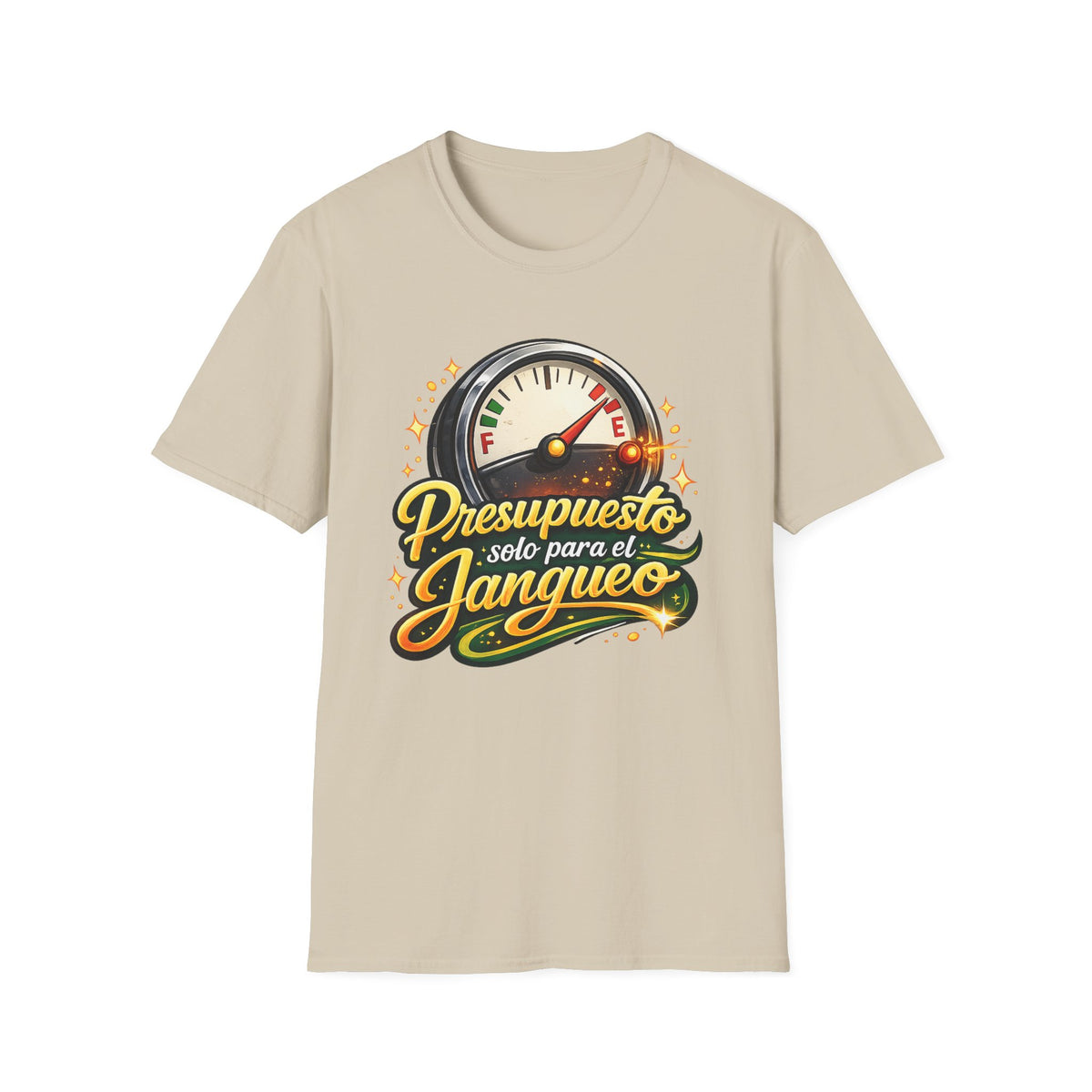 Presupuesto Shirt — 'Presupuesto' Gas Gauge Graphic Tee