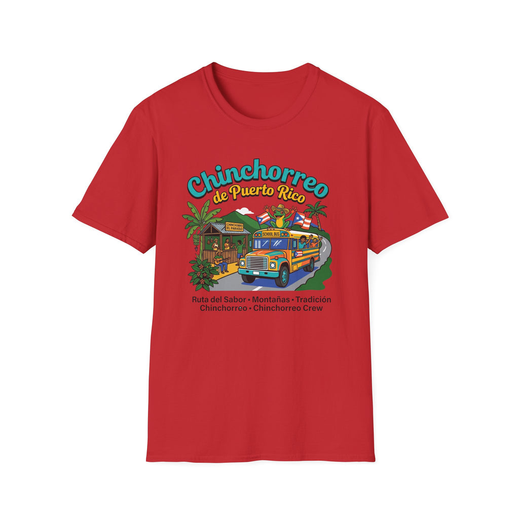 Chinchorreo de Puerto Rico T-Shirt | Puerto Rican Food Crawl, Roadside Kiosks, Coquí Vibes