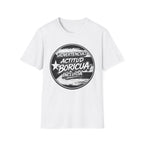 Advertencia Actitud Boricua T-Shirt | Puerto Rican Pride, Retro Badge Design
