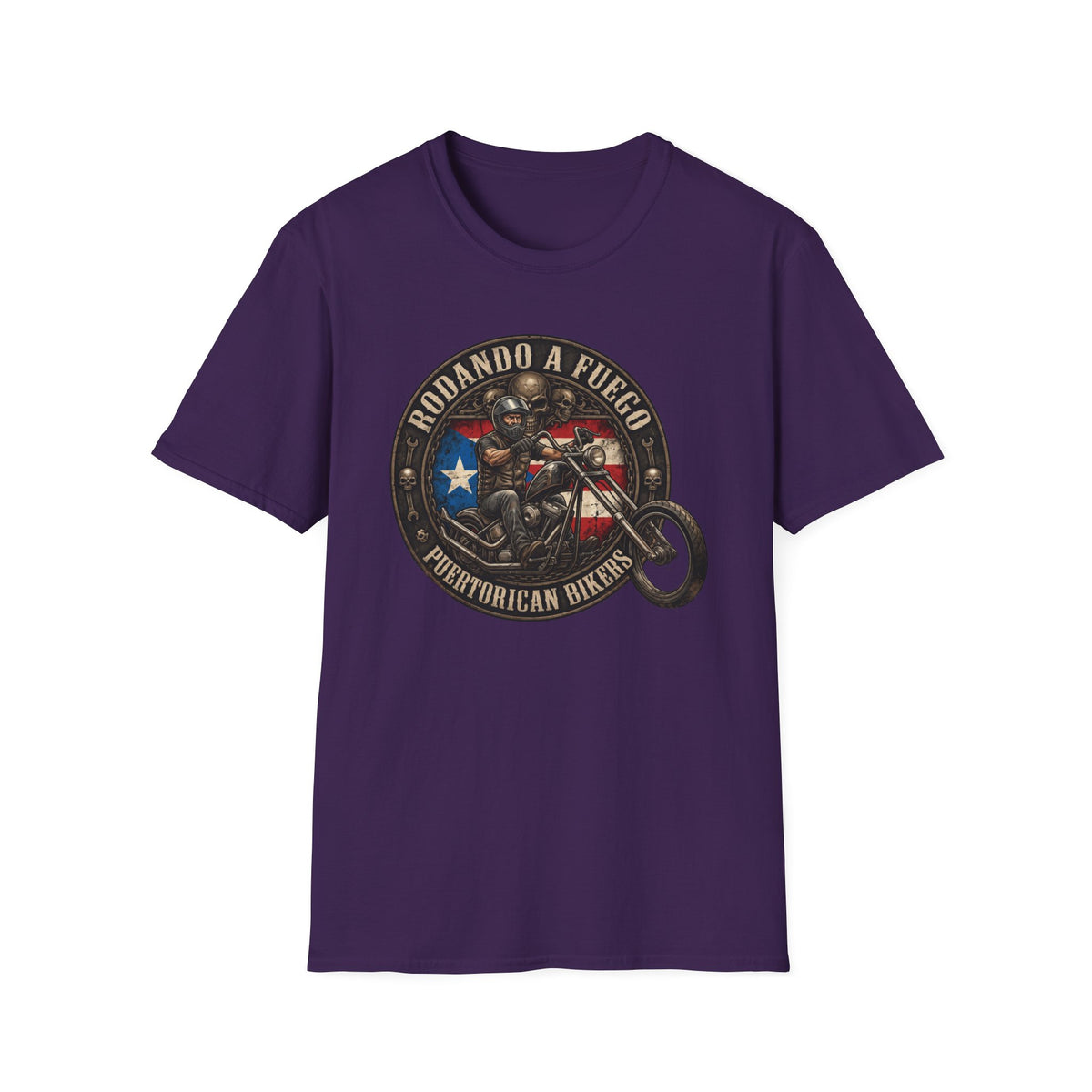 Rodando a Fuego Motorcycle T‑Shirt