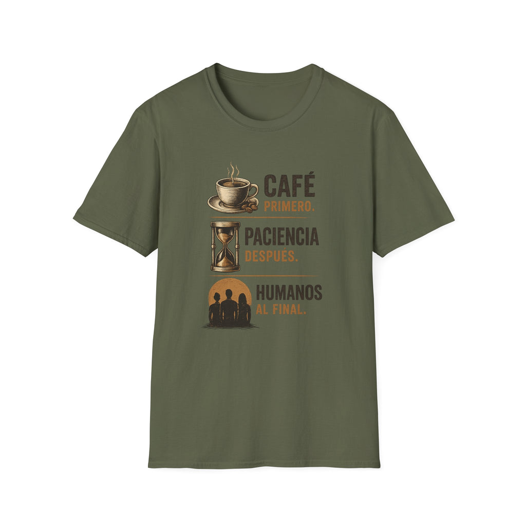 Anclao y Fronteando Anchor Tee | Anchor and Palm Tree Graphic T-Shirt