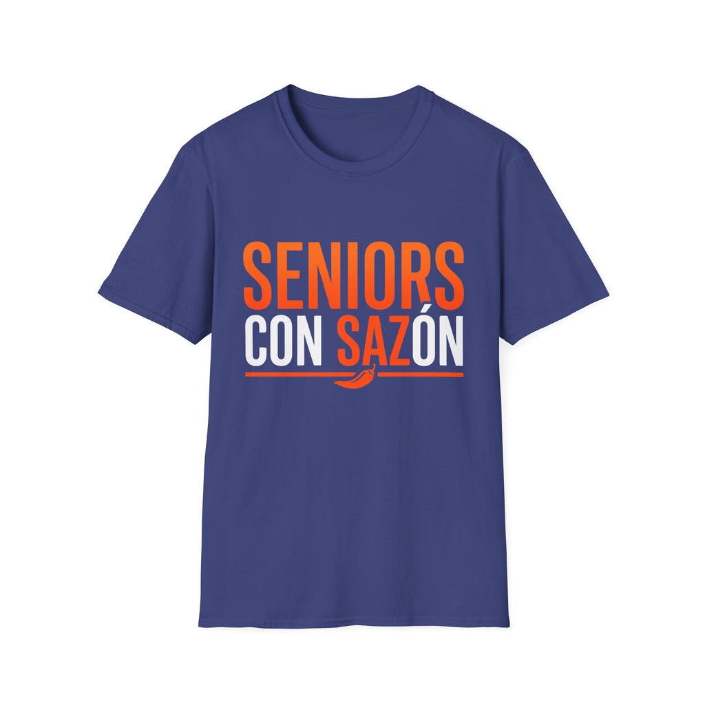 Seniors Con Sazón Orange T-Shirt