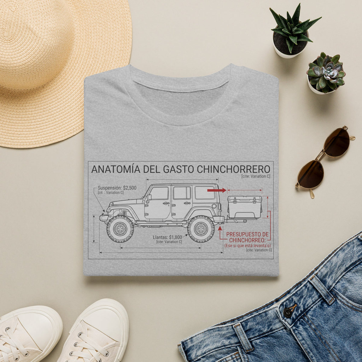 Anatomía del Gasto Chinchorrero  T-Shirt