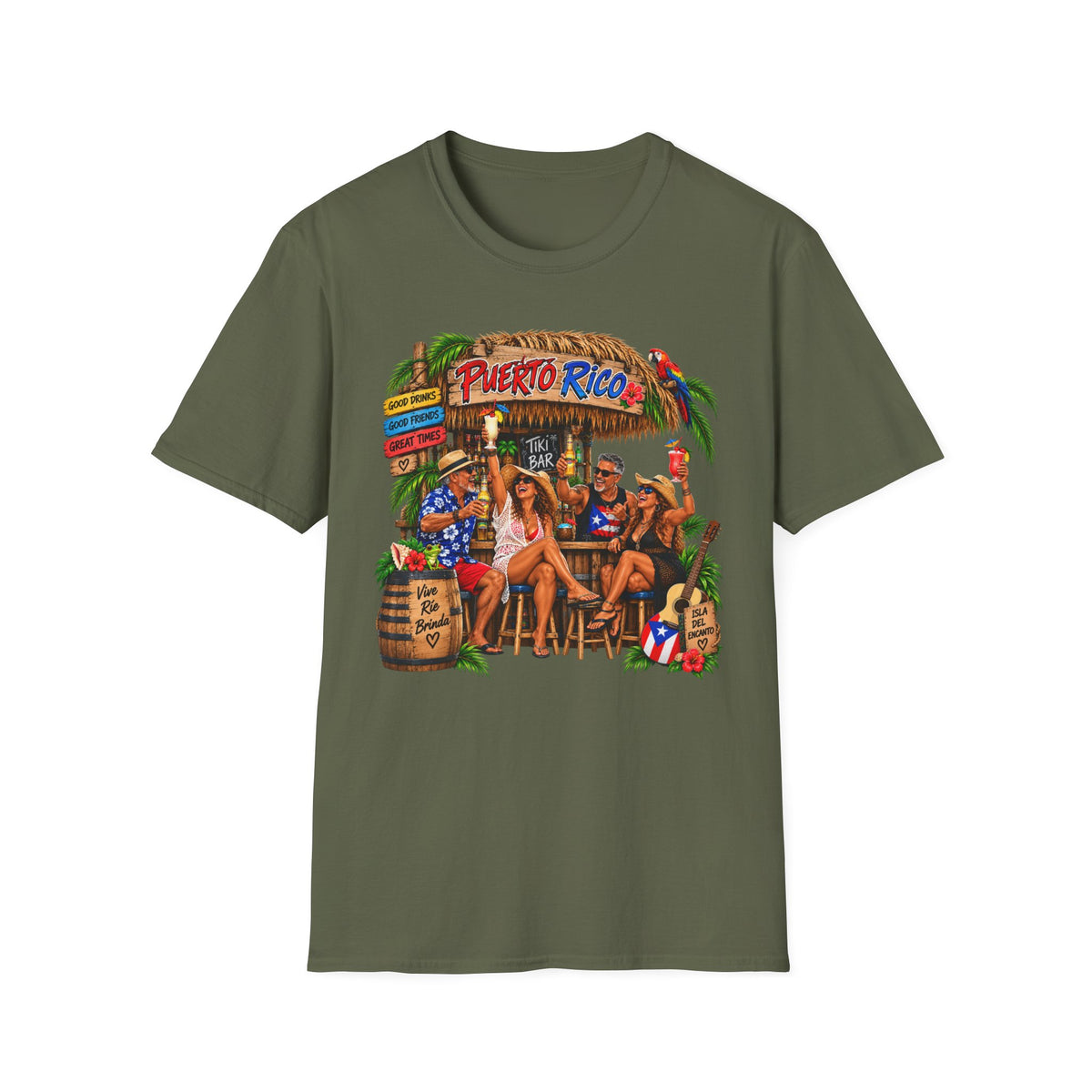 Puerto Rico Tiki Bar T-Shirt