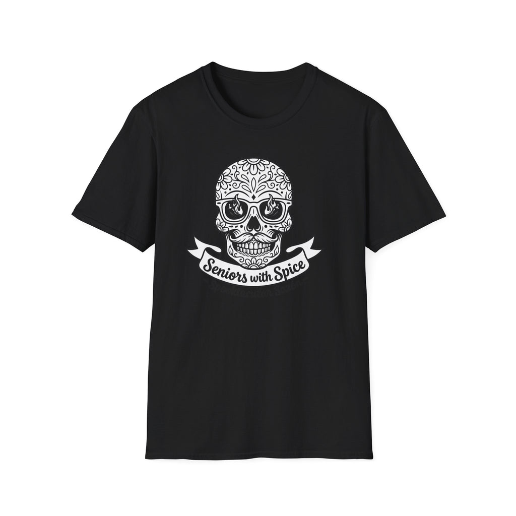 Skull Graphic 'Seniors with Spice' Day of the Dead T-Shirt