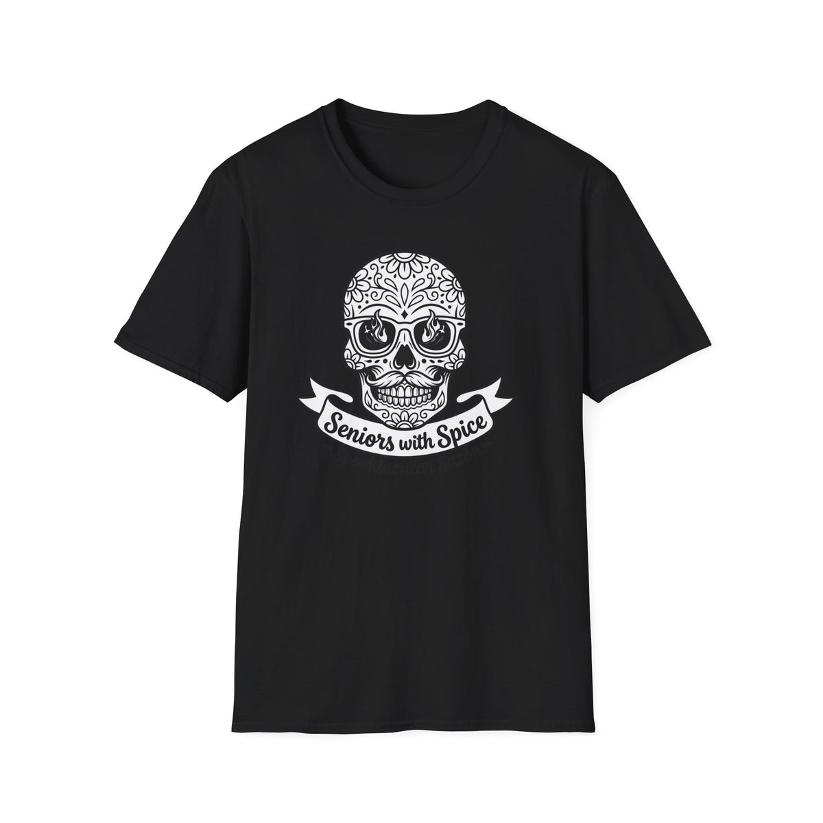 Skull Graphic 'Seniors with Spice' Day of the Dead T-Shirt