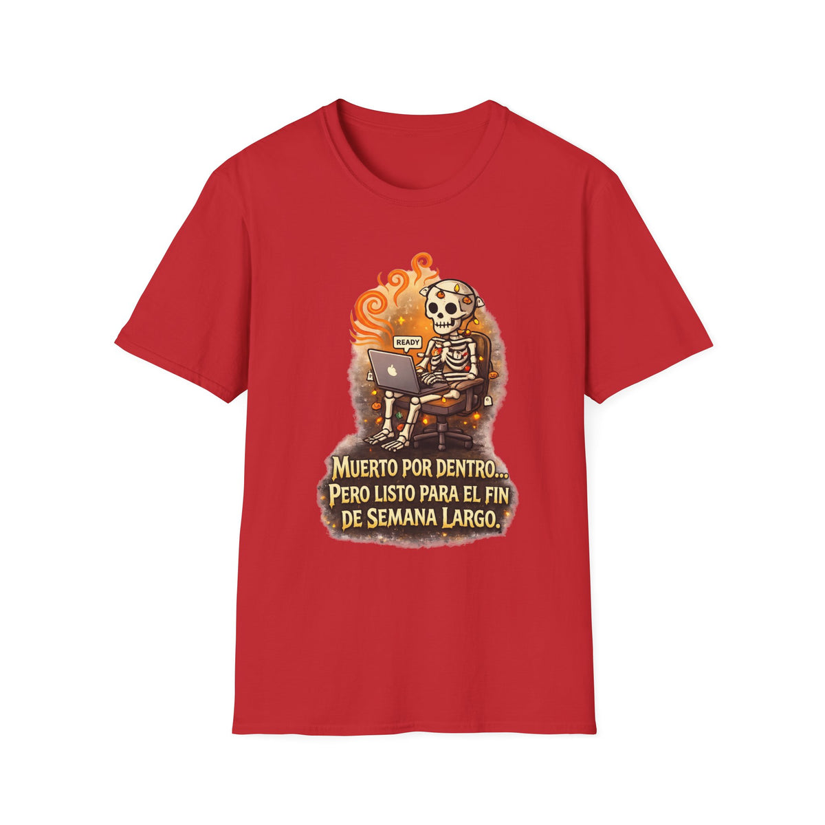 Skeleton Muerto Por Dentro T‑Shirt