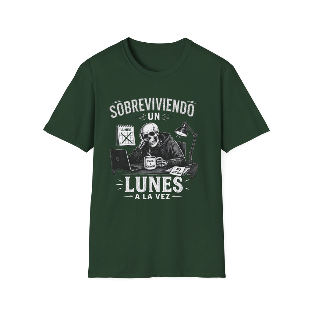 Sobreviviendo Un Lunes  BW T-Shirt