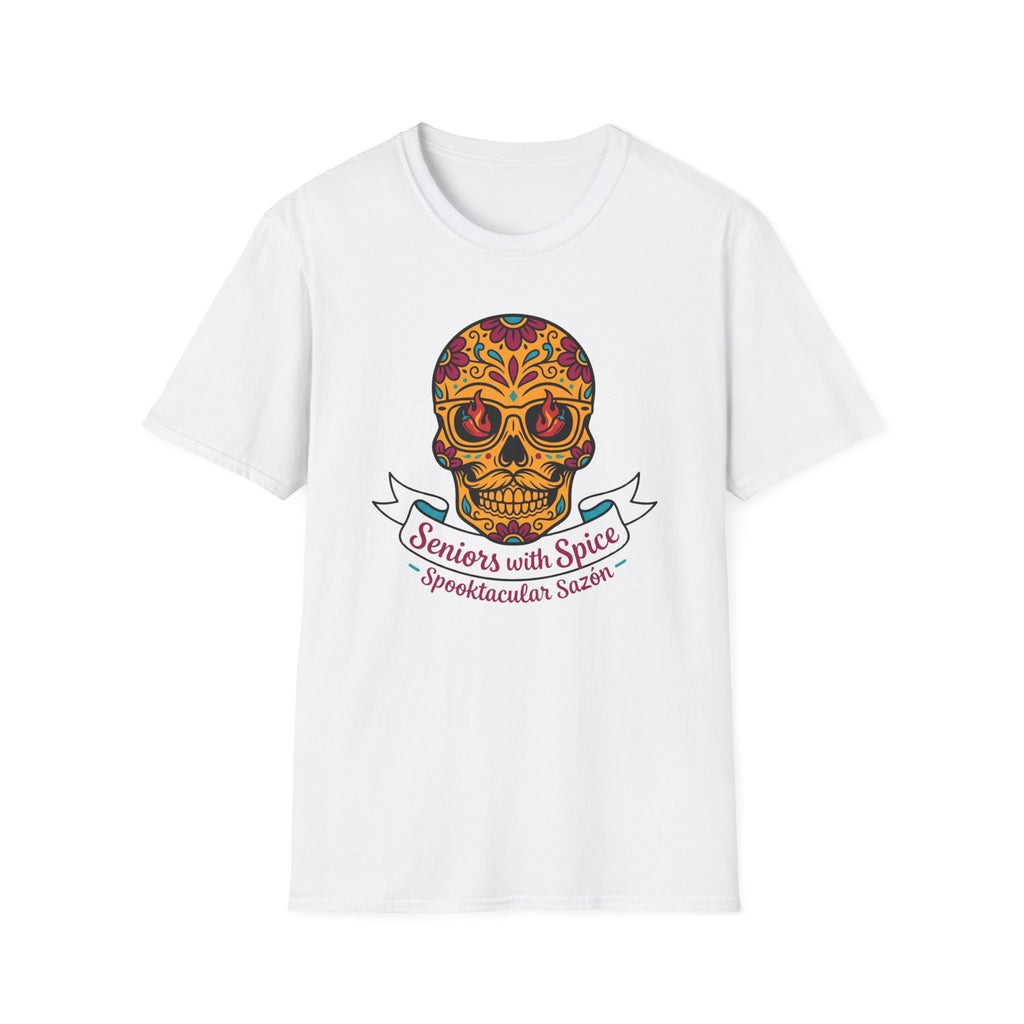 Day of the Dead Skull "Seniors with Spice" T-Shirt
