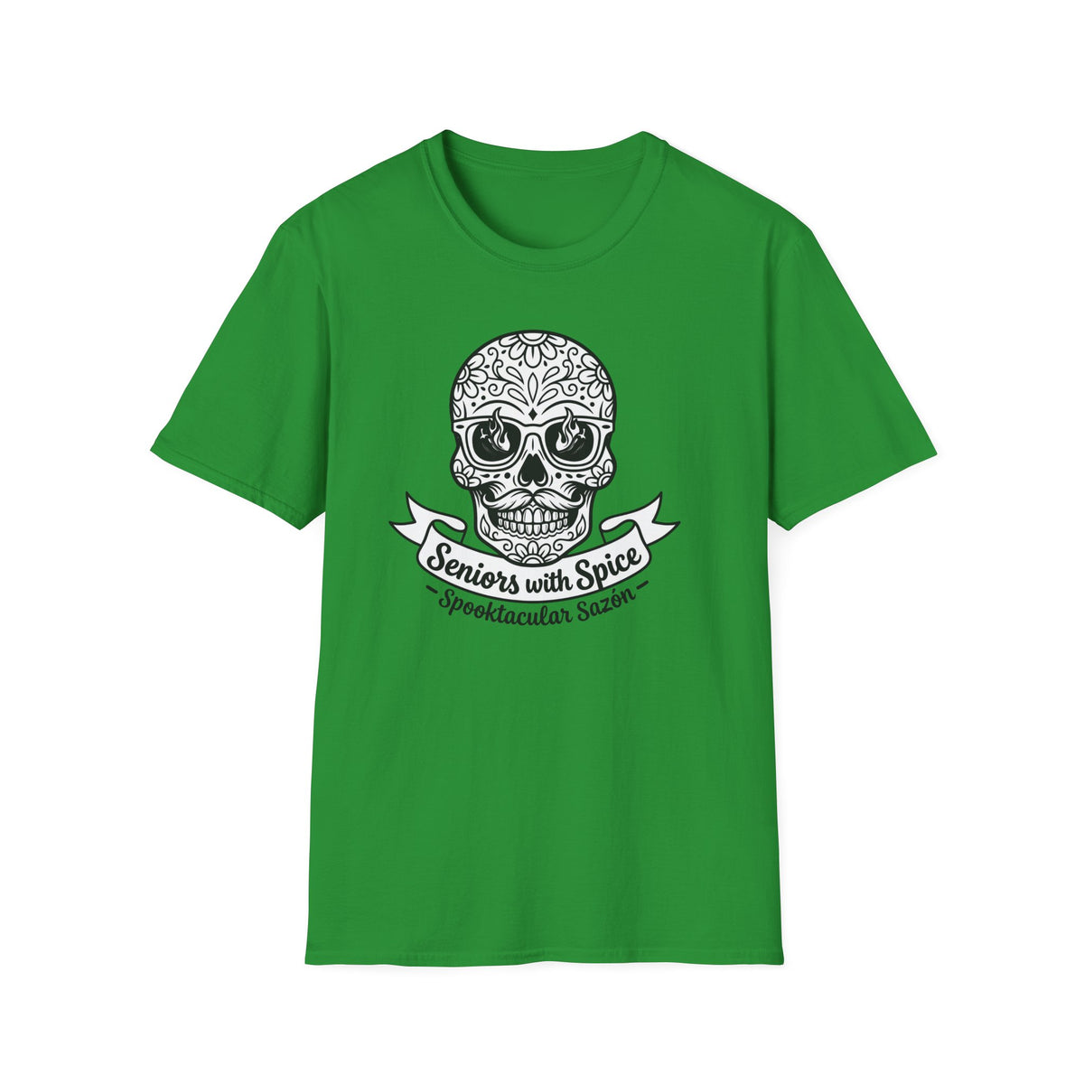 Skull Graphic 'Seniors with Spice' Day of the Dead T-Shirt