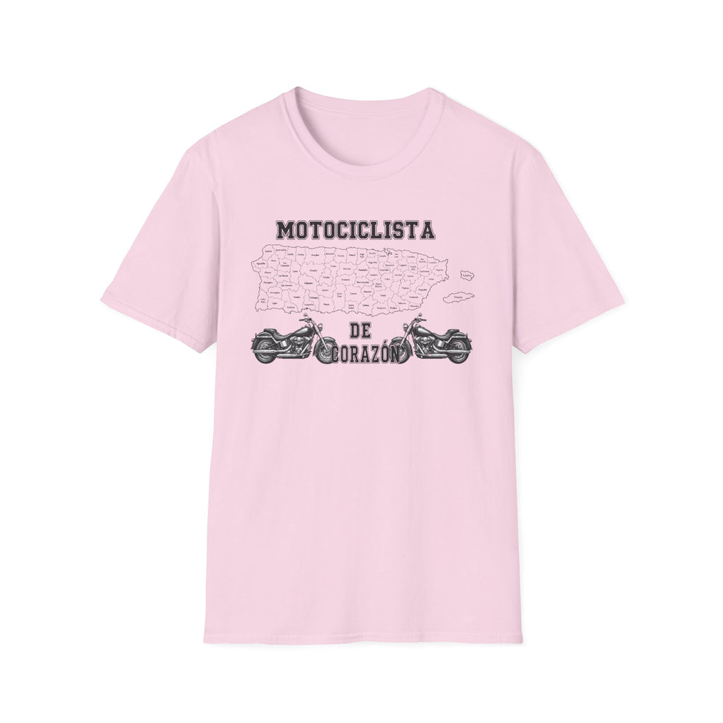 Motorcyclist de Corazón T‑Shirt