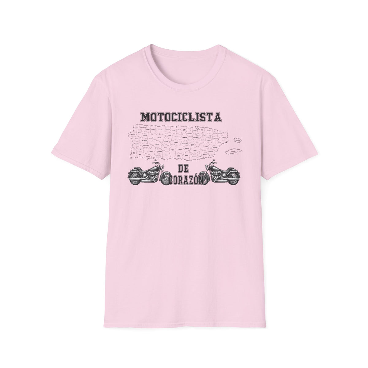 Motorcyclist de Corazón T‑Shirt