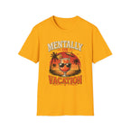 Mentally On Vacation T-Shirt — Tropical Palm Sunset Drink Graphic Tee