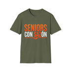 Seniors Con Sazón Orange T-Shirt