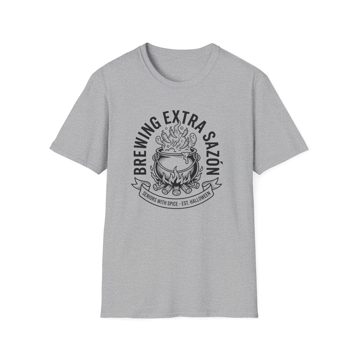Brewing Extra Sazón Cooking Cauldron T-Shirt
