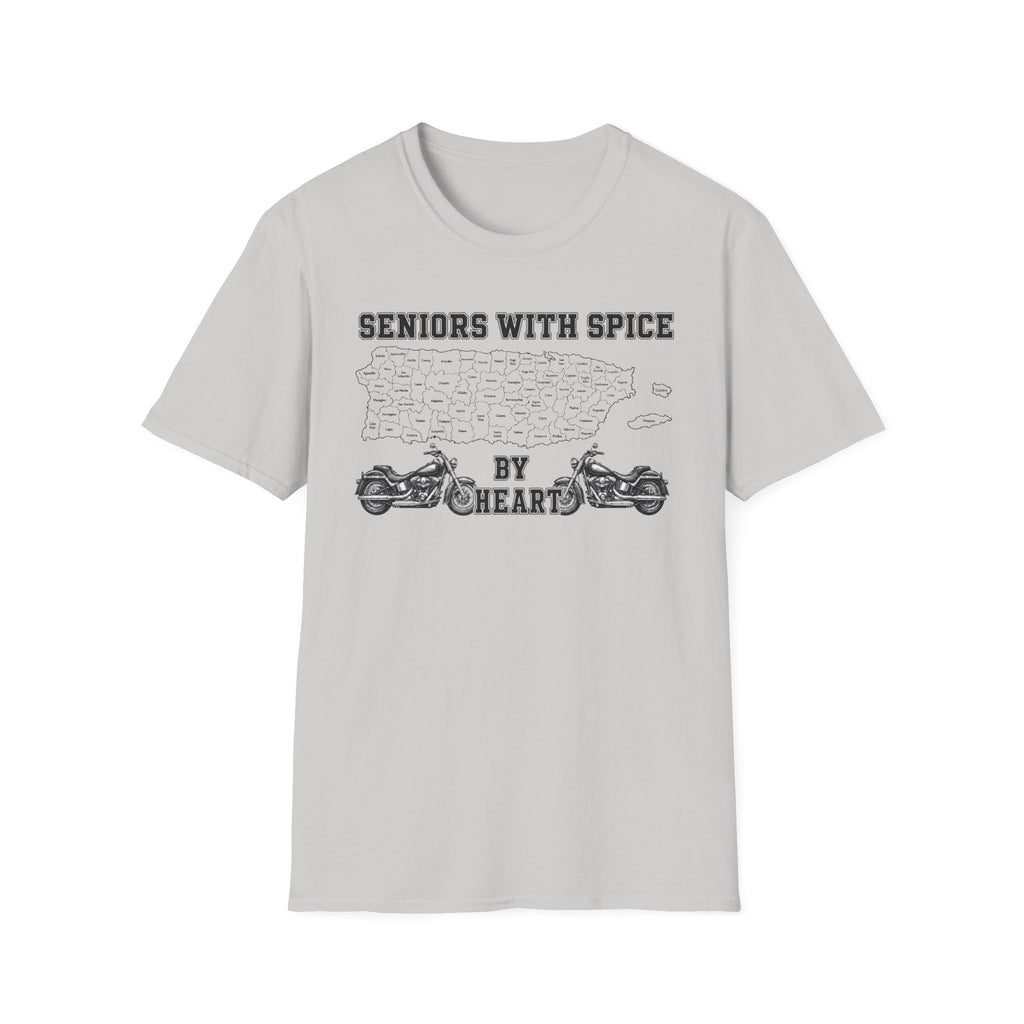 Seniors With Spice Motorcycle T‑Shirt