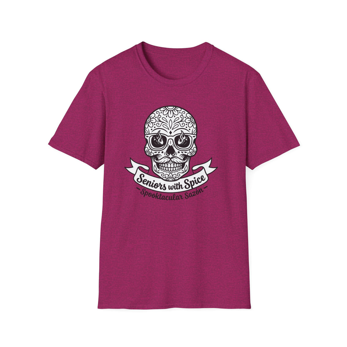 Skull Graphic 'Seniors with Spice' Day of the Dead T-Shirt