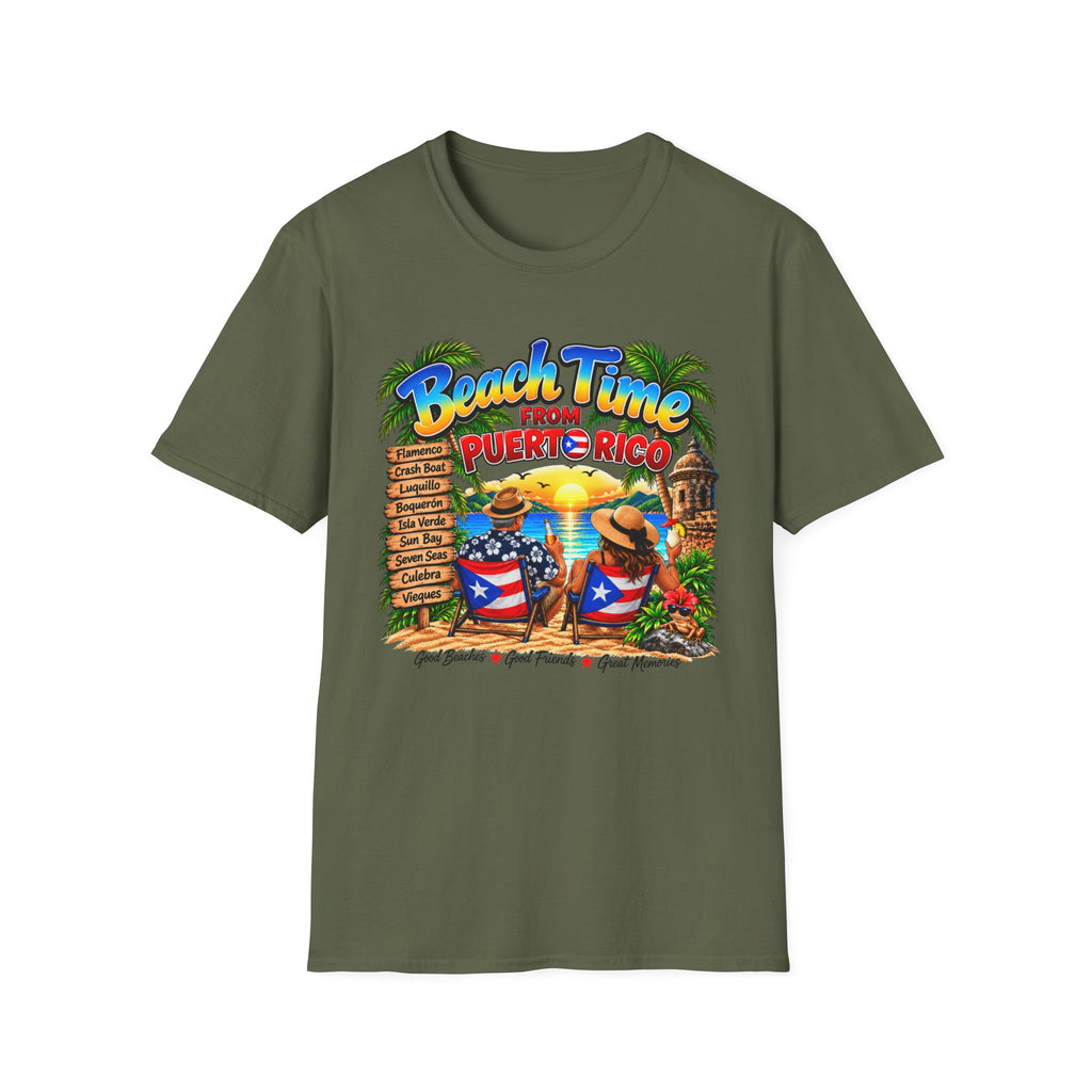 Beach Time from Puerto Rico T-Shirt