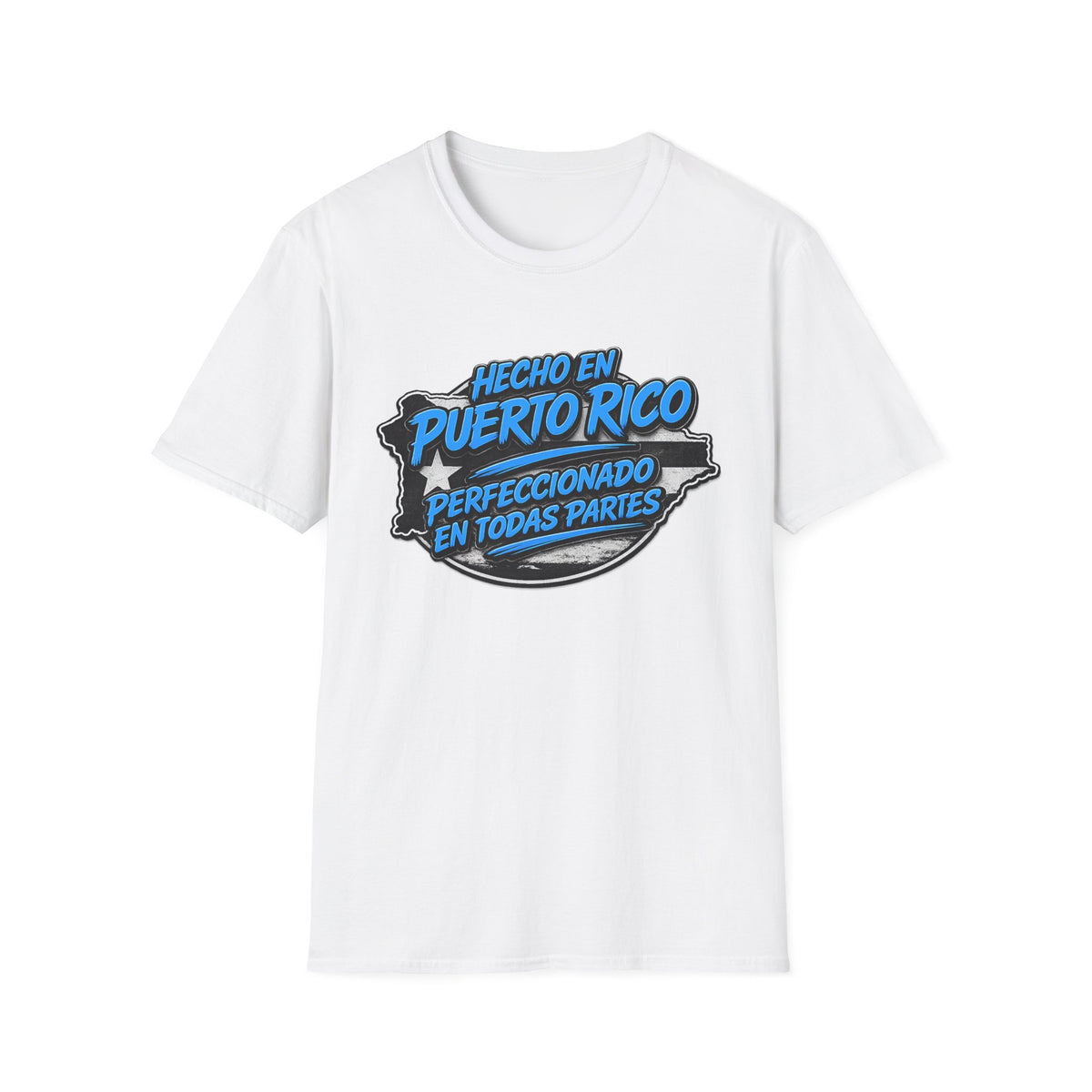 Puerto Rico Tee — "Hecho en Puerto Rico, Perfeccionado en Todas Partes" Graphic T-Shirt