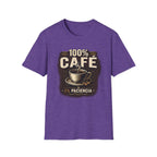 100% Café vintage coffee design T-Shirt | Coffee cup, caffeine lover
