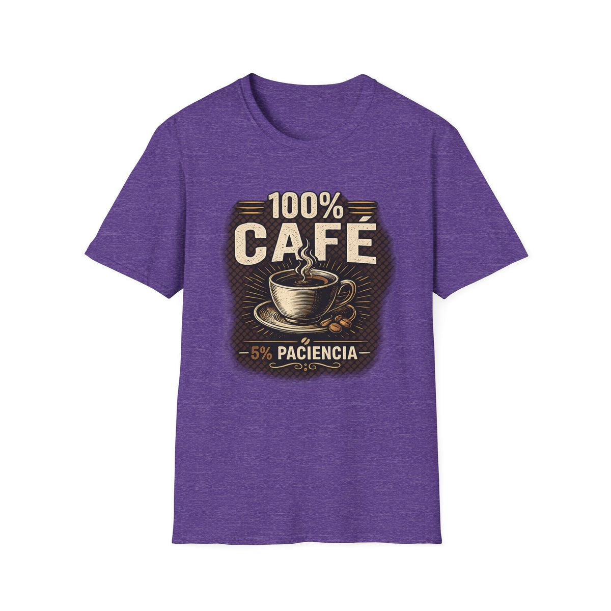100% Café vintage coffee design T-Shirt | Coffee cup, caffeine lover