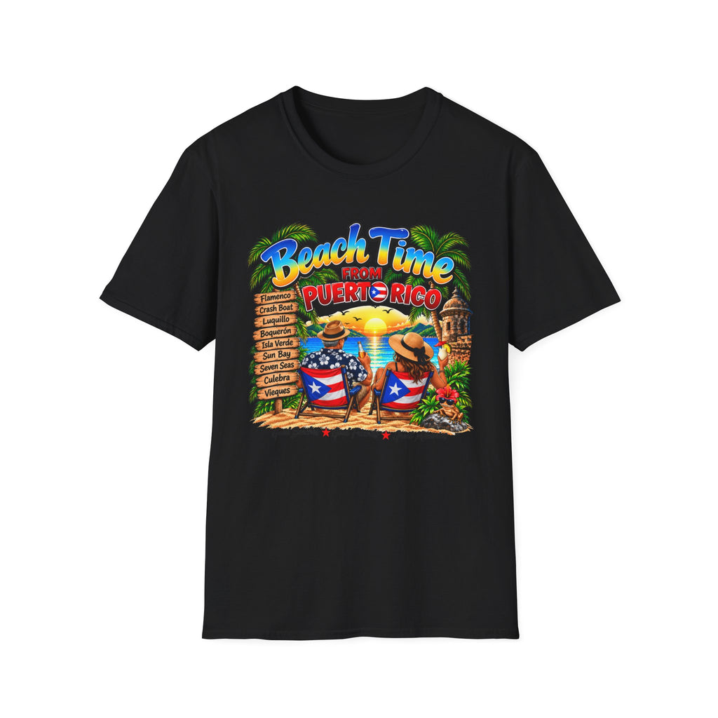 Beach Time from Puerto Rico T-Shirt