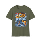 "Me Cago en el Frío" Puerto Rican Flame & Ice Graphic T-Shirt